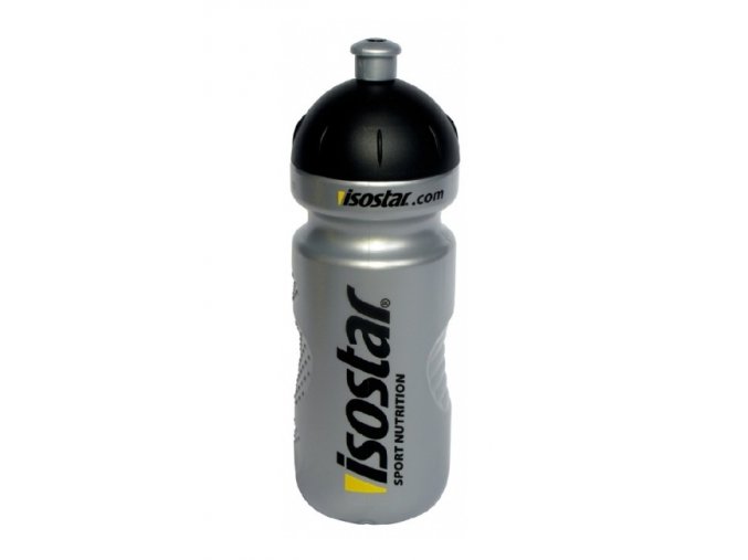 lahev ISOSTAR 650ml push pull stříbrná