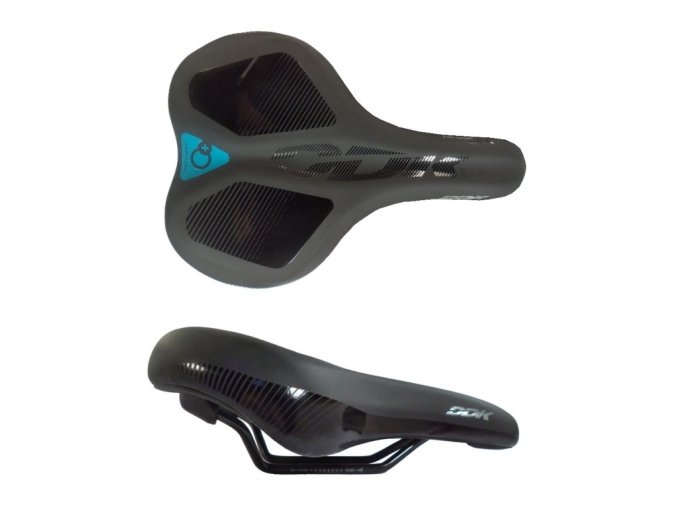 sedlo DDK DD123MF 266x192mm Memory černo-modré