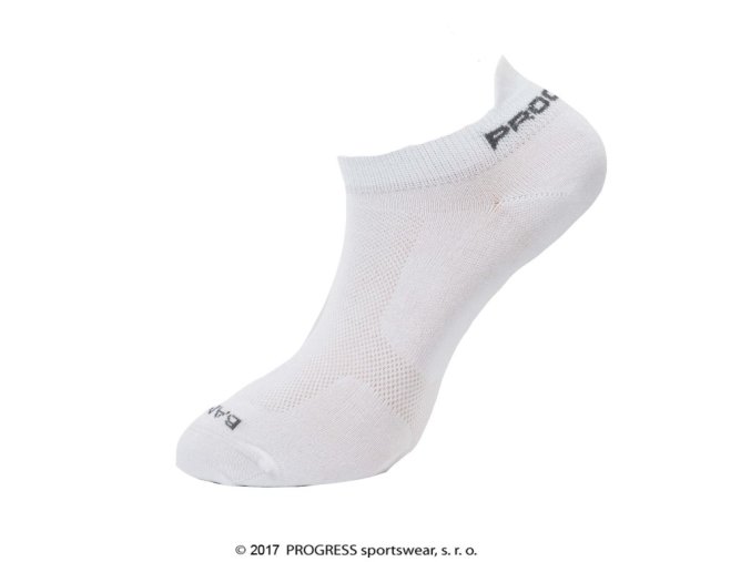 ponožky Progress LOWLY bamboo bílé (Velikost 6-8)