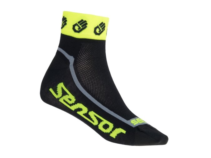 ponožky SENSOR RACE LITE SMALL HANDS fluoritové