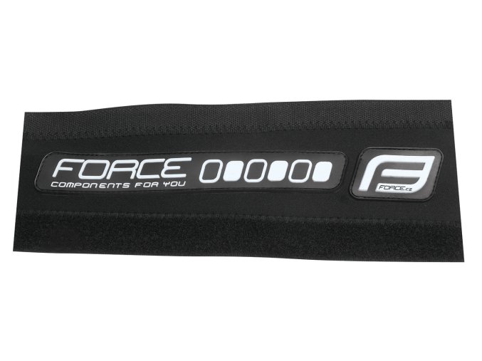 kryt pod řetěz FORCE RUBBER neoprén 9,5cm,čer-bílý