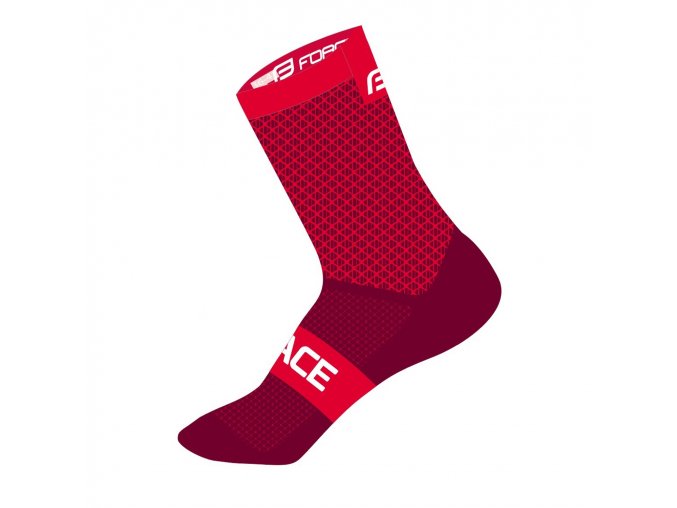 ponožky FORCE TRACE, červené