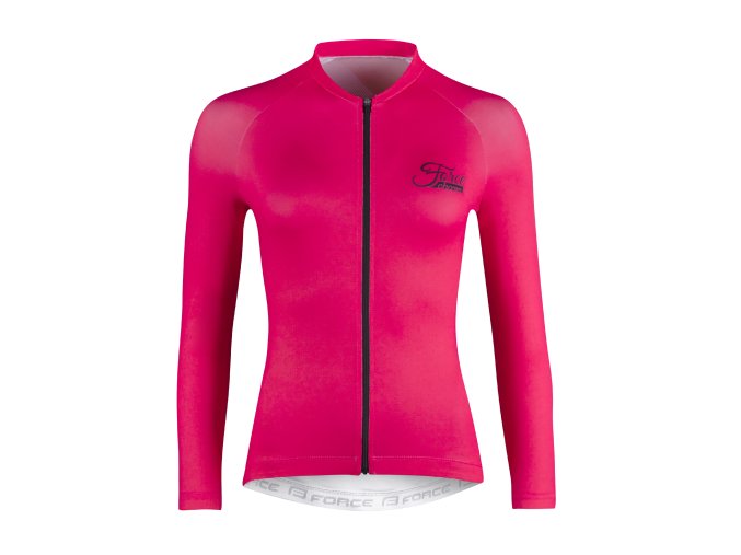 dres FORCE CHARM LADY dlouhý rukáv, růžový M