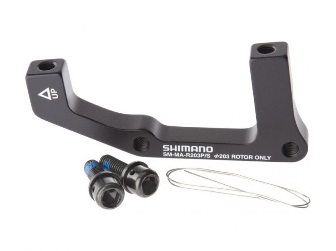 adaptér kotoučové brzdy Shimano zadní 203mm standard original balení