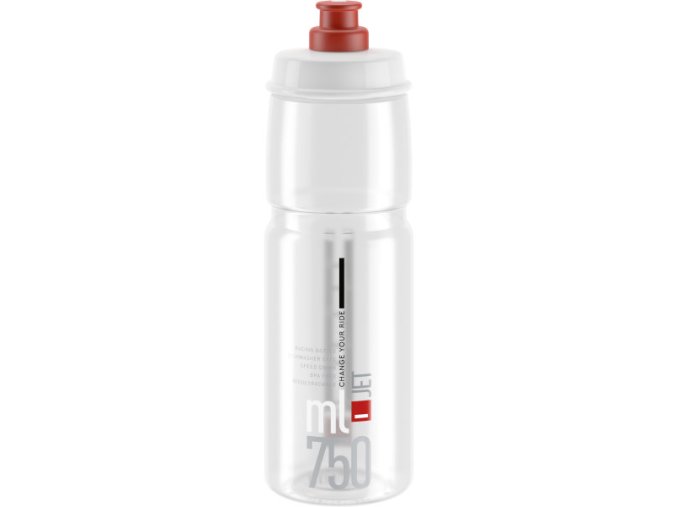 lahev ELITE Jet Clear červené logo, 750 ml