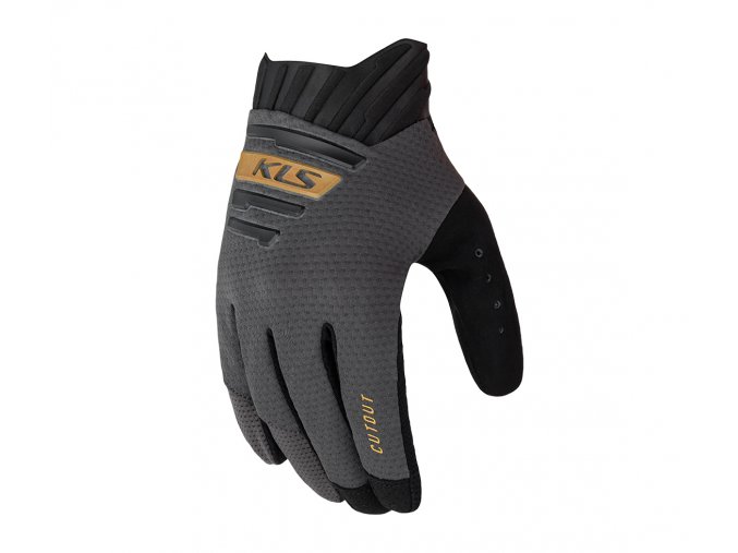 KELLYS Rukavice KLS CUTOUT LONG 022 anthracite