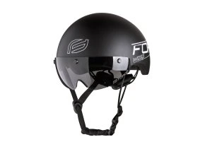 přilba FORCE WASP časovkářská, černá UNI