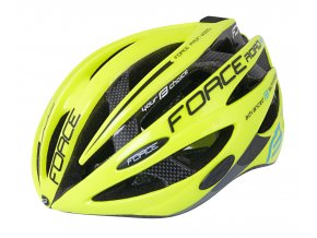 přilba FORCE ROAD PRO, fluo