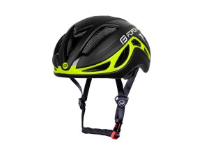přilba FORCE REX, černo-fluo