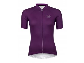 dres FORCE PURE LADY kr. rukáv, fialový XL