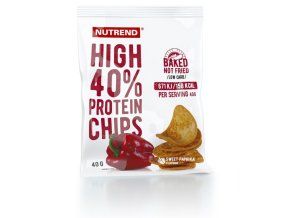 chipsy Nutrend HIGH PROTEIN 40g paprika