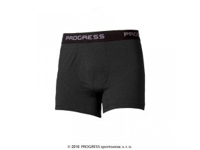 boxerky Progress CC SKN coffee antracitové (Velikost L)