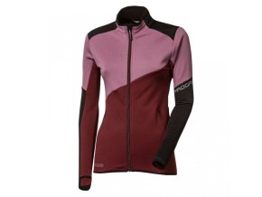 mikina dámská Progress TERRITORIA černá/švestka (Velikost XL)