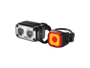 Sada světel KNOG Blinder Road 400 & Mini Square Rear