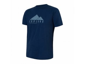 triko krátké pánské SENSOR MERINO AIR PT EXPLORE tmavě modré (Velikost L)