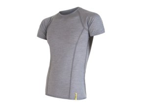 triko krátké pánské SENSOR MERINO ACTIVE šedé (Velikost L)