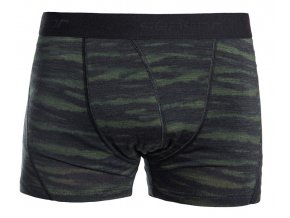 boxerky SENSOR MERINO IMPRESS černá/batik (Velikost L)