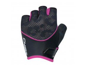 Cyklistické rukavice pro ženy Lady Gel černé/růžové