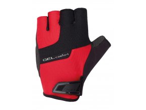 Cyklistické rukavice pro dospělé Gel Comfort Červené