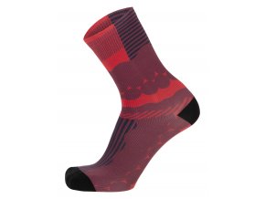 Ponožky SANTINI Optic Red - 36-39