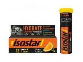 tablety ISOSTAR POWERTABS box pomeranč 120g
