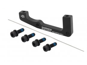 adaptér přední SHIMANO POST/ STAND 203mm, černý