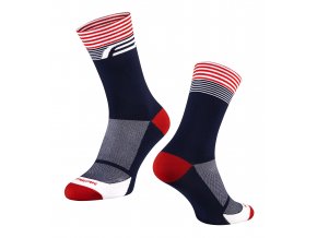 ponožky FORCE STREAK, modro-červené