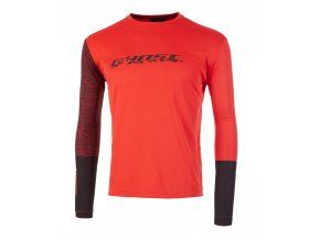 Dres s dlouhým rukávem GHOST Ridge Line Red (Varianta L)