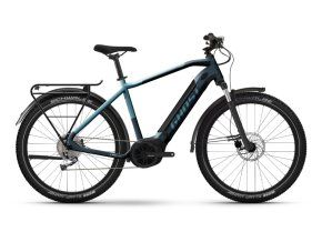 GHOST E-Teru Essential EQ Dark Grey/Metallic Light Blue (Varianta S)