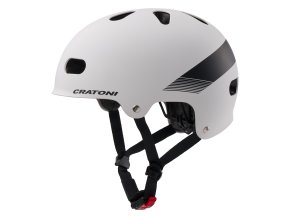Dětská helma CRATONI C-Mate JR. White/Black Matt - S/M (54-58cm)