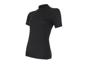 triko krátké dámské SENSOR DOUBLE FACE černé (Velikost L)