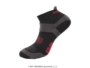ponožky Progress RUNNING SOX černé (Velikost 3-5)
