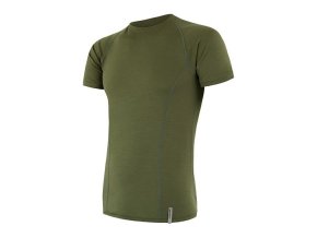 triko krátké pánské SENSOR MERINO ACTIVE safari (Velikost L)