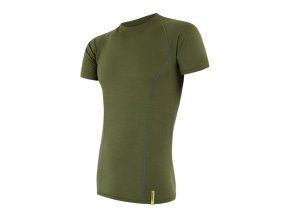 triko krátké pánské SENSOR MERINO ACTIVE safari (Velikost L)