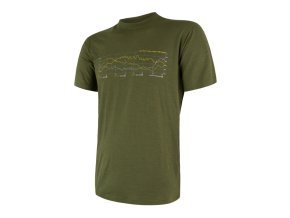 triko krátké pánské SENSOR MERINO ACTIVE PT TRACK safari (Velikost L)