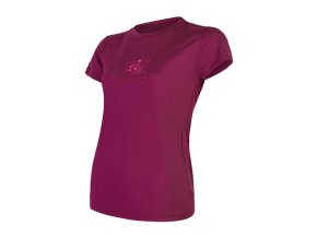 triko krátké dámské SENSOR MERINO ACTIVE PT ORCHID lilla (Velikost L)