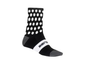 ponožky SENSOR DOTS NEW černo/bílé (Velikost 3-5)