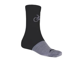 ponožky SENSOR TOUR MERINO černo/šedé (Velikost 3-5)