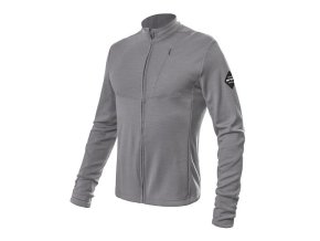 mikina pánská SENSOR MERINO UPPER šedá (Velikost L)