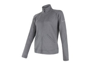 mikina dámská SENSOR MERINO UPPER šedá