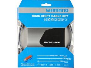 bowdeny+lanka Shimano SP41 polymer set šedý
