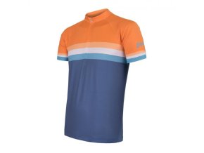 dres krátký pánský SENSOR SUMMER STRIPE modro/oranžový