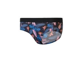 kalhotky dámské SENSOR MERINO IMPRESS černé/floral (Velikost L)