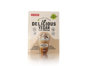 nápoj Nutrend DELICIOUS VEGAN PROTEIN 450g latte macchiato