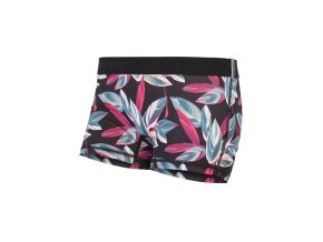 kalhotky dámské SENSOR COOLMAX IMPRESS s nohavičkou černé/leaves (Velikost S)
