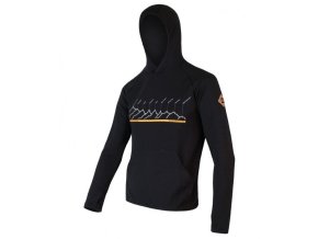 mikina pánská SENSOR MERINO UPPER RJ černá