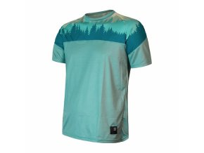 triko krátké pánské SENSOR COOLMAX IMPRESS mint/trees (Velikost L)