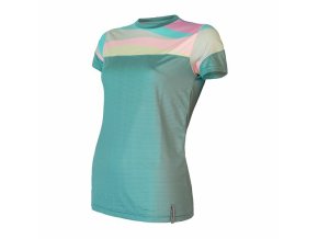 triko krátké dámské SENSOR COOLMAX IMPRESS mit/stripes (Velikost L)