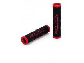 gripy XLC Dual Colour GR-G07 125mm černo/červené