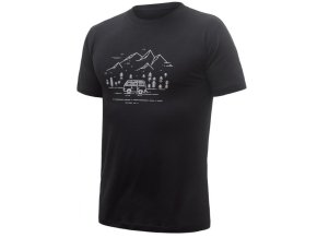 triko krátké pánské SENSOR MERINO ACTIVE PT VAN LIFE černé (Velikost L)